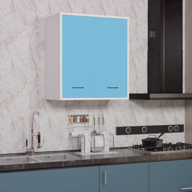 Divysa Inside 2 Door Multipurpose Wall Mounted Wooden Cabinet with Adjustable Shelves | Engineered Wood Kitchen Cabinet