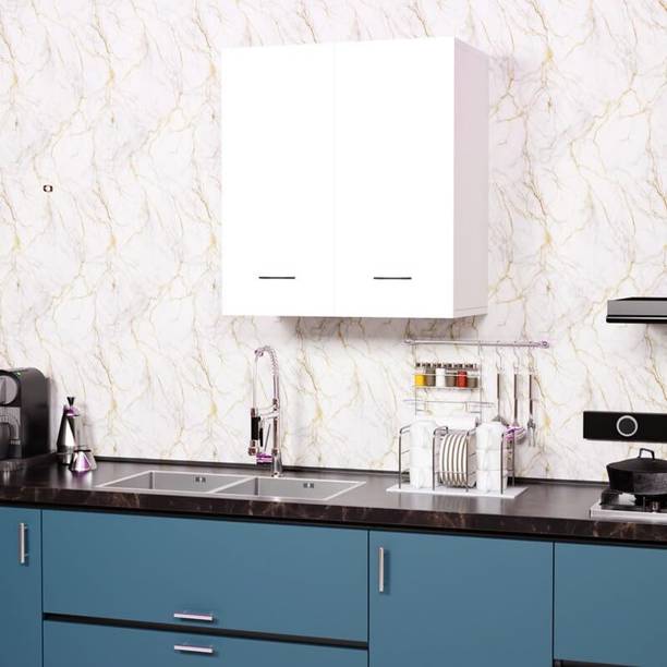 Ansicraft Modern 2 Door Wall Cabinet for Home & Kitchen Storage with Inner Shelf Engineered Wood Kitchen Cabinet