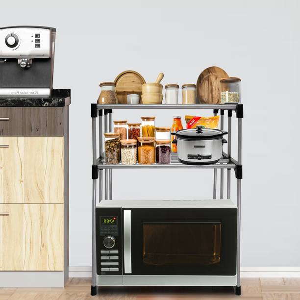Rmerchants Microwave Stand Metal Kitchen Cabinet