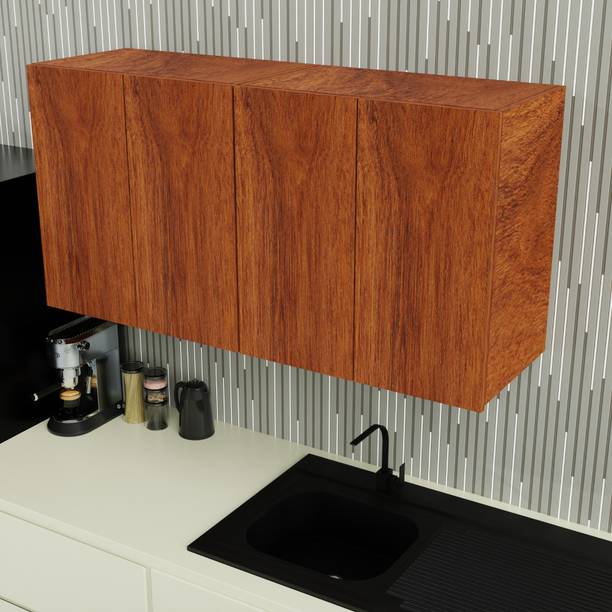 Spyder Craft 4 Door Wall Mounted Kitchen Cabinet | Storage Cupboard & Crockery Unit Engineered Wood Kitchen Cabinet