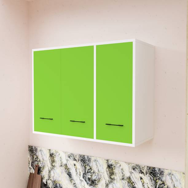 Divysa 3 Door Multipurpose Wall Mounted Cabinet Engineered Wood Kitchen Cabinet