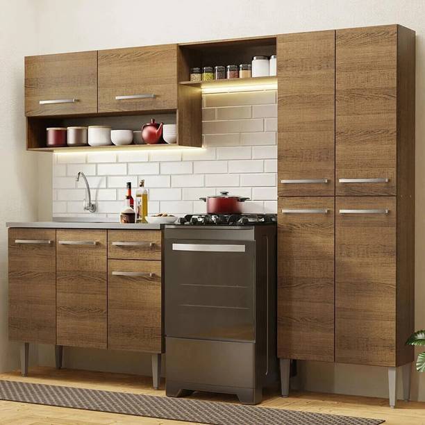 Madesa Kitchen Emilly with a sink Engineered Wood Kitchen Cabinet