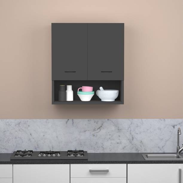 Divysa 2 Door Wall Mounted Kitchen Cabinet for Home & Kitchen, Bathroom, Office Engineered Wood Kitchen Cabinet