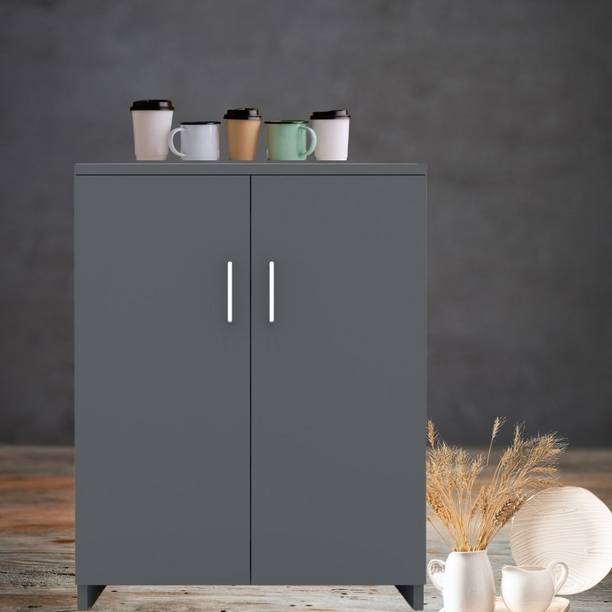 SPECIALITY PANELS 2 Doors with 4 Shelfs Multipurpose Cabinet with Termite Resistance Engineered Wood Kitchen Cabinet