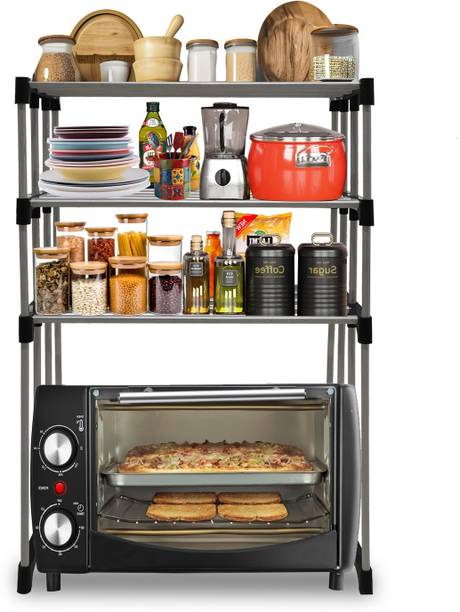 KOnline Microwave Stand Metal Kitchen Cabinet