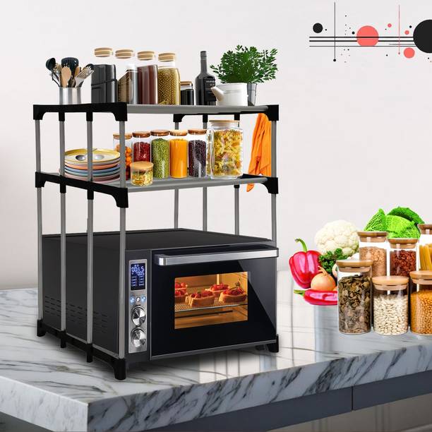 Philoshop Microwave Stand Metal Kitchen Cabinet
