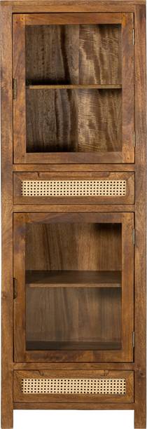 The kashth Solid Wood Crockery Cabinet
