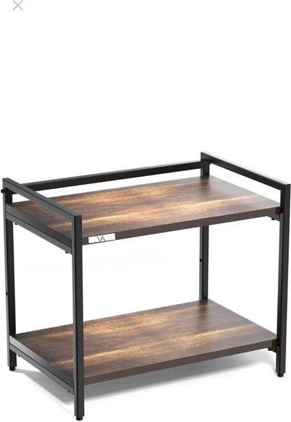 VISHWAKARMA ASSOCIATES Microwave & Oven Stand, Kit Wooden Shelf, 2 Tier, Wooden Kitchen Trolley Solid Wood Kitchen Cabinet