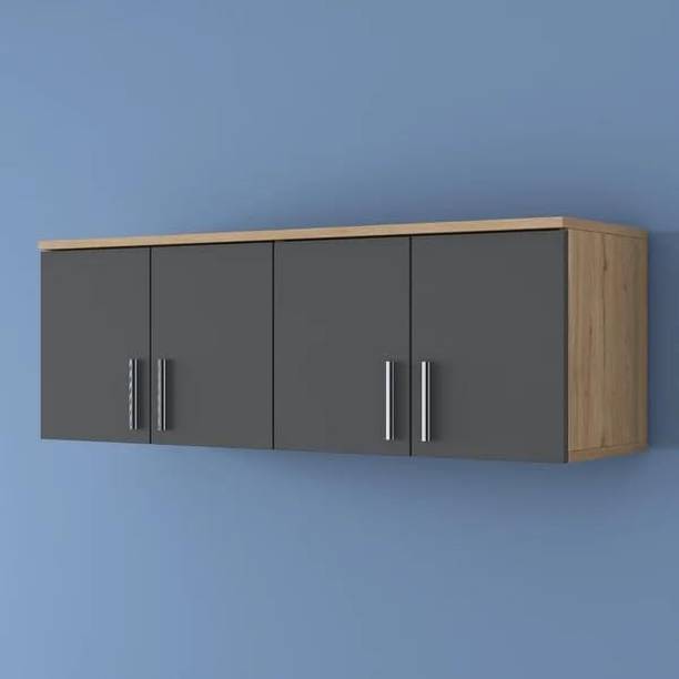Spyder Craft Matte Finish Wall Mounted Kitchen , Bathroom , Office File Cabinet Multi Purpose Engineered Wood Kitchen Cabinet