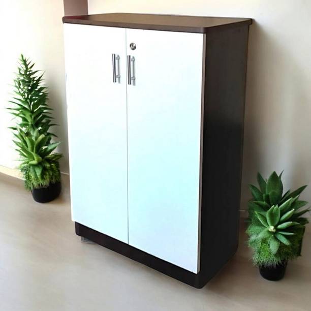 Om Shiv KITCHEN STORAGE CABINET Engineered Wood Crockery Cabinet