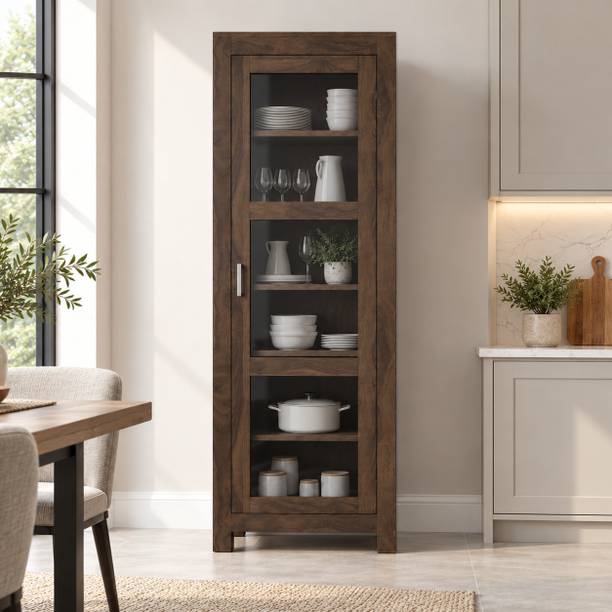 THE ATTIC Solid Wood Crockery Cabinet