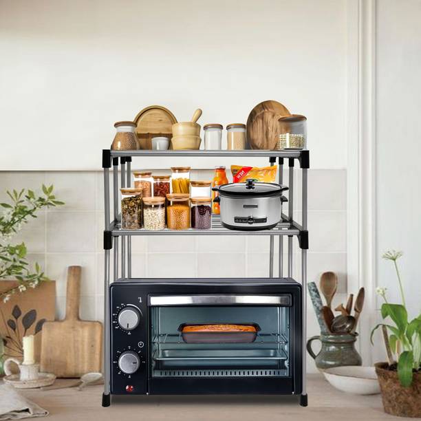 Philoshop Microwave Stand Metal Kitchen Cabinet
