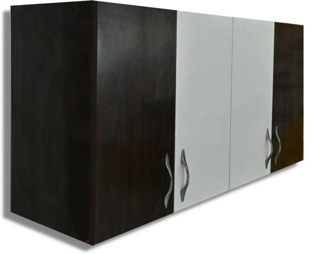 SPECIALITY PANELS Space-Saving 4 Doors Organizer with 4 Shelves, FrenchCleat, Free Installation Engineered Wood Kitchen Cabinet