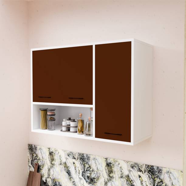 Divysa 3 Door Multipurpose Wall Mounted Cabinet Engineered Wood Kitchen Cabinet