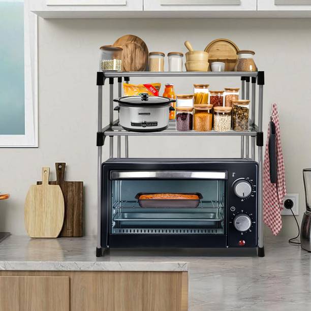 BHIMADA Microwave Stand Metal Kitchen Cabinet