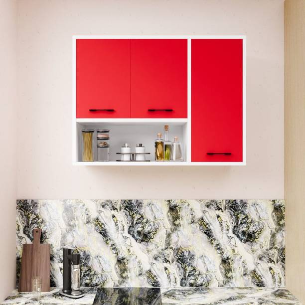 Ladybug 3 Inside Door Multipurpose Wall Mount Cabinet with Adjustable Shelf for Kitchen Engineered Wood Kitchen Cabinet