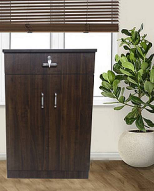 Om Shiv CABINET WITH 1 DRAWER Engineered Wood Kitchen Cabinet