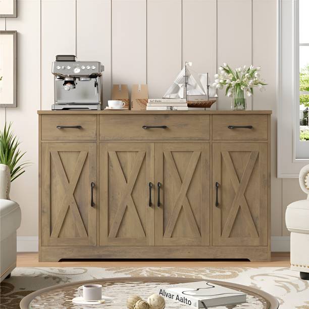 Mamata Wood Decor Solid Sheesham Wood Kitchen Cabinet/Bar Cabinet For Kitchen | Home Furniture Solid Wood Kitchen Cabinet