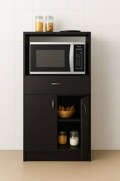 Home Full Ashley_Wenge Engineered Wood Kitchen Cabinet