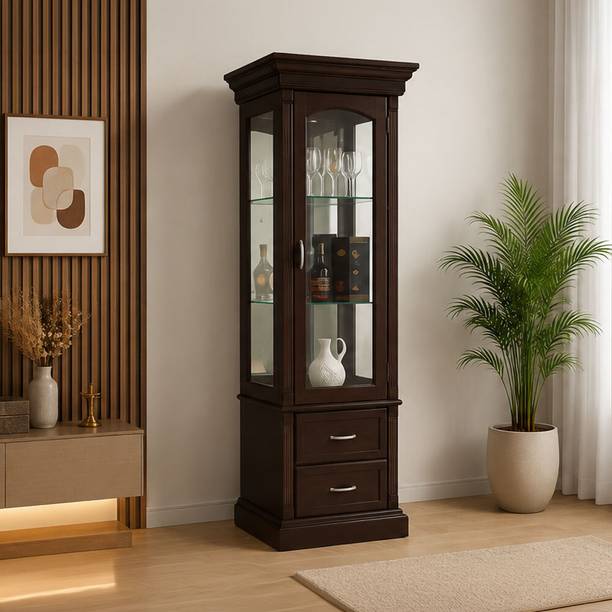KSHOMESTOREE Engineered Wood Crockery Cabinet