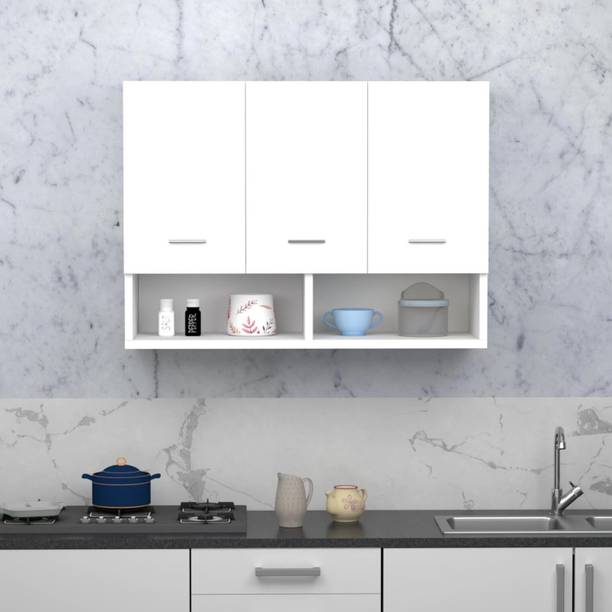 Ladybug 3 Door with Shelevs Wall Mounted Kitchen Cabinet for Home Kitchen Engineered Wood Kitchen Cabinet