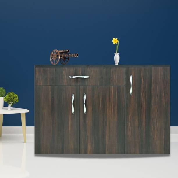 SPECIALITY PANELS 3 Door with Drawer Storage Unit with Termite Resistance Free Installation Engineered Wood Kitchen Cabinet