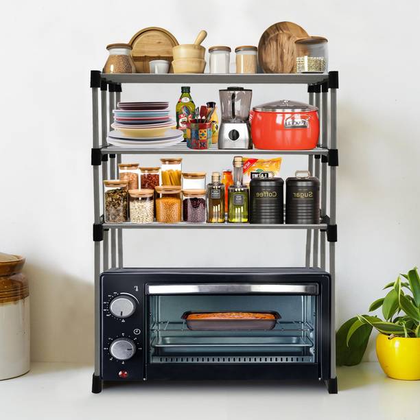 BHIMADA Microwave Stand Metal Kitchen Cabinet