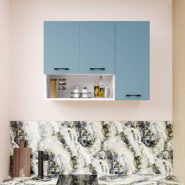 FunTree 3 Inside Door Multipurpose Wall Mount Cabinet with Adjustable Shelf for Kitchen Engineered Wood Kitchen Cabinet