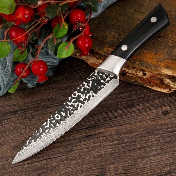 Gatlx 1 Pc Carbon Steel Knife Japanese Knife Sharp & Durable Blade Multipurpose Kitchen Cutting Knife