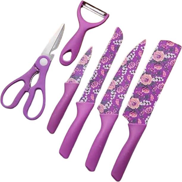 JEEYANA ENTERPRISE 6 Pc Stainless Steel Knife Set