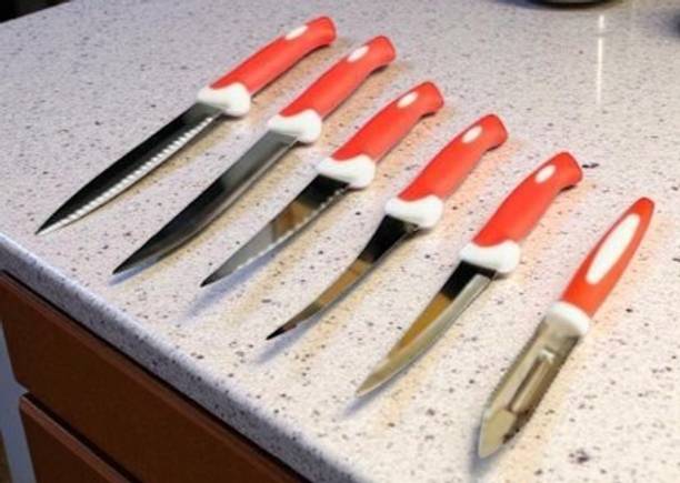 ALKAR 6 Pc Stainless Steel Knife Set Stainless Steel Knife Set