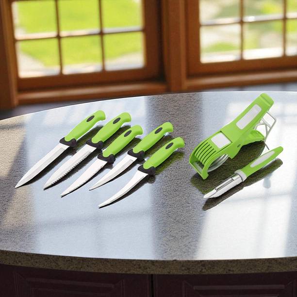 ALKAR 7 Pc Stainless Steel Knife Set Stainless Steel Knife Set