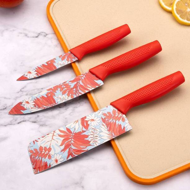 यादगार High Carbon SS Ultra Sharp Butcher, Meat, Pairing, Vegetable Knife for Kitchen स्टेनलेस स्टील चाकू सेट