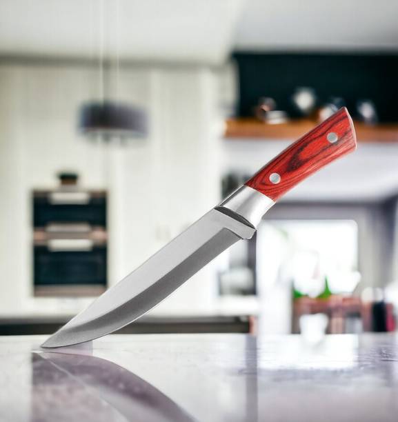 Captoola 1 Pc Stainless Steel Knife Ideal for All-Around Food Preparation Meat Knife with Pakka Handle(Silver, 1 Pc)