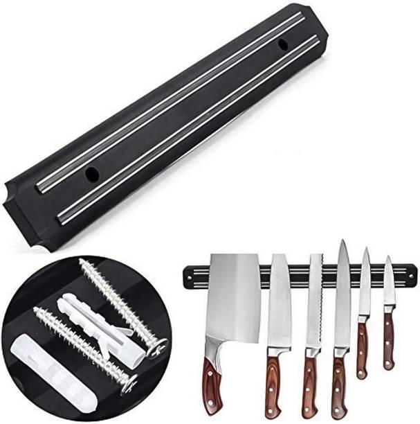SHOPOWARE Magnetic Knife Strip, 33 CM Stainless Steel Magnetic Knife Holder Kitchen Organiser Magnet Pack of 1