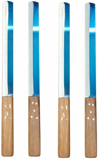 Aanchal Tejdhar 4 Pc Carbon Steel Knife Set Kitchen Knife | Chef Knife | Sabji Fruit Cutting Knife | Tez Dhar Chaku