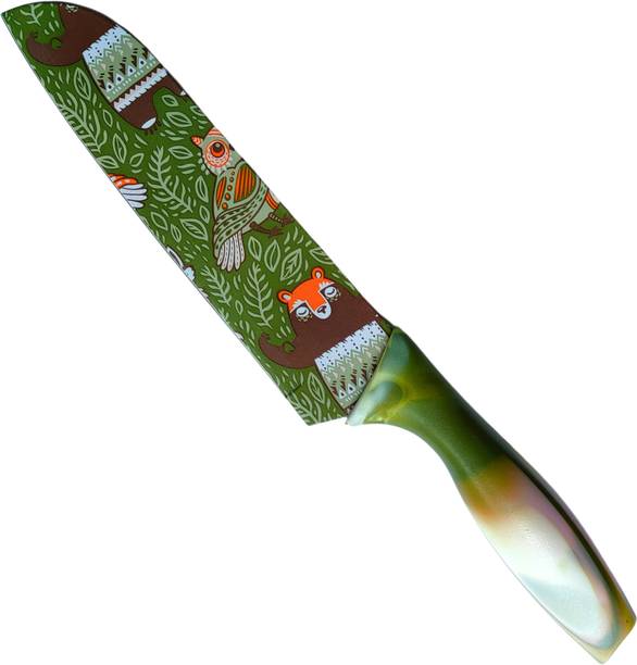Lellow 1 Pc Stainless Steel, Plastic Knife Ideal for Vegetable | Fruit Paring | Peeling | Slicing For Kitchen & Restaurant