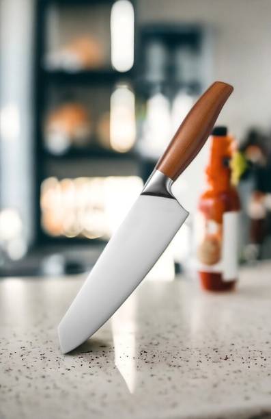 Captoola 1 Pc Stainless Steel Knife Ideal for All-Around Food Preparation Meat Knife with Pakka Handle(Silver, 1 Pc)