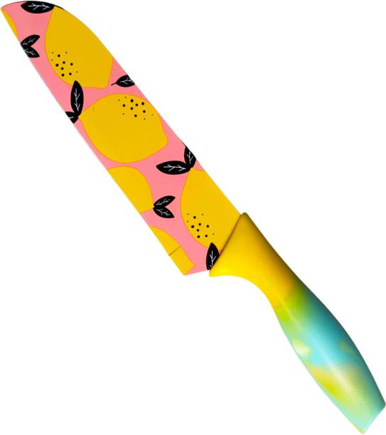 Lellow 1 Pc Stainless Steel, Plastic Knife Ideal for Vegetable | Fruit Paring | Peeling | Slicing For Kitchen & Restaurant