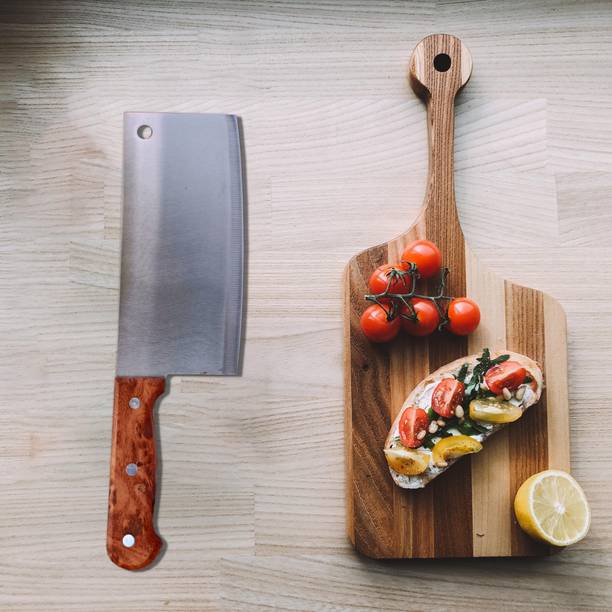 UniKart 1 Pc Stainless Steel Knife Ideal for Vegetable,Meat Cleaver Butcher Chef's Chopper For Kitchen & Restaurant