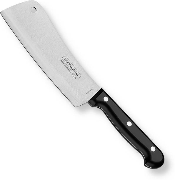 Tramontina 1 Pc Stainless Steel Knife 6' Ultracorte Cleaver Plain Edge Antimicrobial