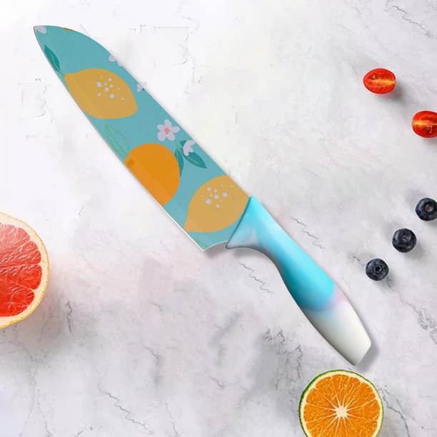 UniKart 1 Pc Stainless Steel, Plastic Knife Ideal for Vegetable | Fruit Paring | Peeling | Slicing For Kitchen & Restaurant