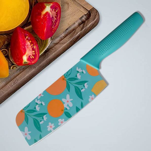 YELONA 1 Pc Stainless Steel Knife Premium Blue Printed Ultra Sharp Butcher|Meat|Pairing|Vegetable Kitchen Knife
