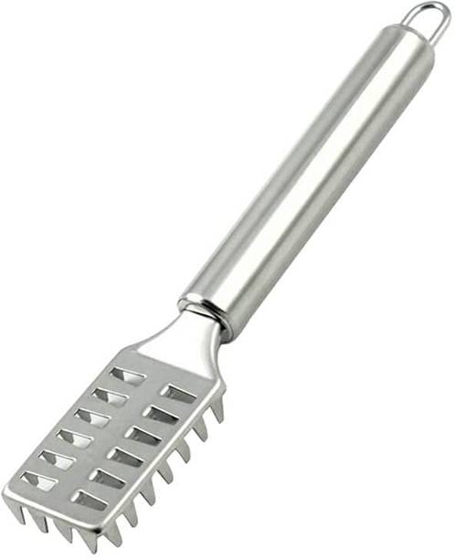 Votvy 1 Pc Steel Knife Fish Skin Remover Scraper Kitchen Stainless Steel Gadget