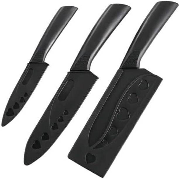 यादगार with Ergonomic Handle for Home Kitchen and Restaurant (Dark) स्टेनलेस स्टील चाकू सेट