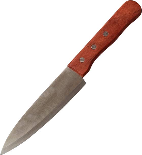 मचादो Pakka Wood Rivet Fixed Handle Sharp Chopper|Chefs|Vegetable Kitchen Knife स्टेनलेस स्टील चाकू