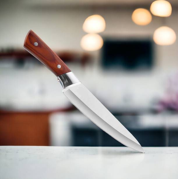 Captoola 1 Pc Stainless Steel Knife Ideal for All-Around Food Preparation Meat Knife with Pakka Handle(Silver, 1 Pc)