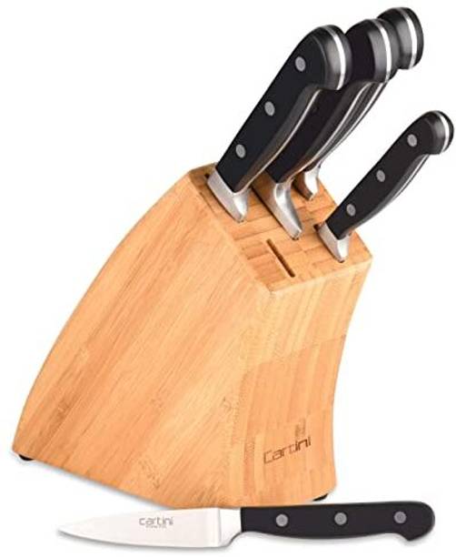 Godrej 5 Pc Stainless Steel Knife Set Cartini Godrej Soft Grip Kitchen Knives kit,5 Pc Set, Stainless Steel