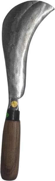 DEBS CARE 1 Pc Carbon Steel Knife Handmade Coconut Cutting Traditional Kitchen Ponnanni Nadan Vettu Kathi