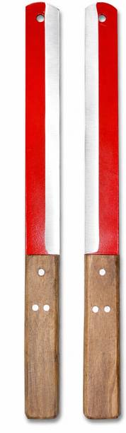 Aanchal Tejdhaar 2 Pc Carbon Steel Knife Set Aanchal Tejdhaar Red Blade